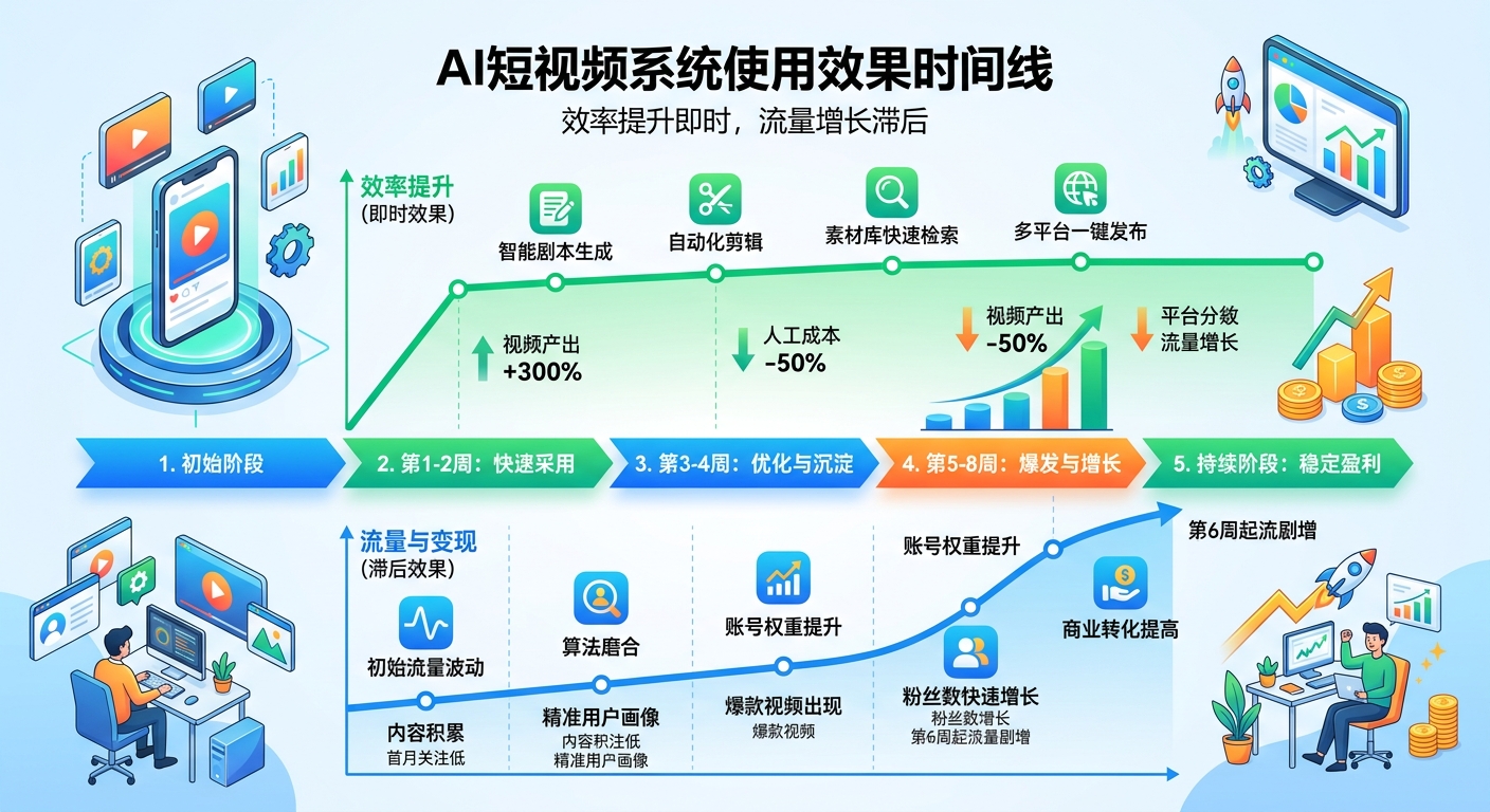 短视频AI系统实际效果：从数据到真实感受的完整记录