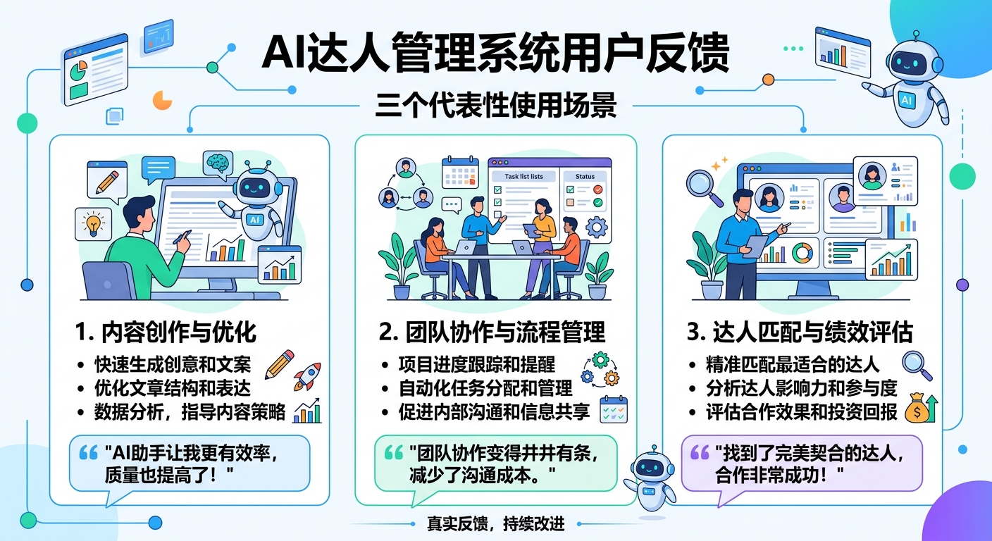 AI达人管理系统真实用户评价：跨境卖家怎么说