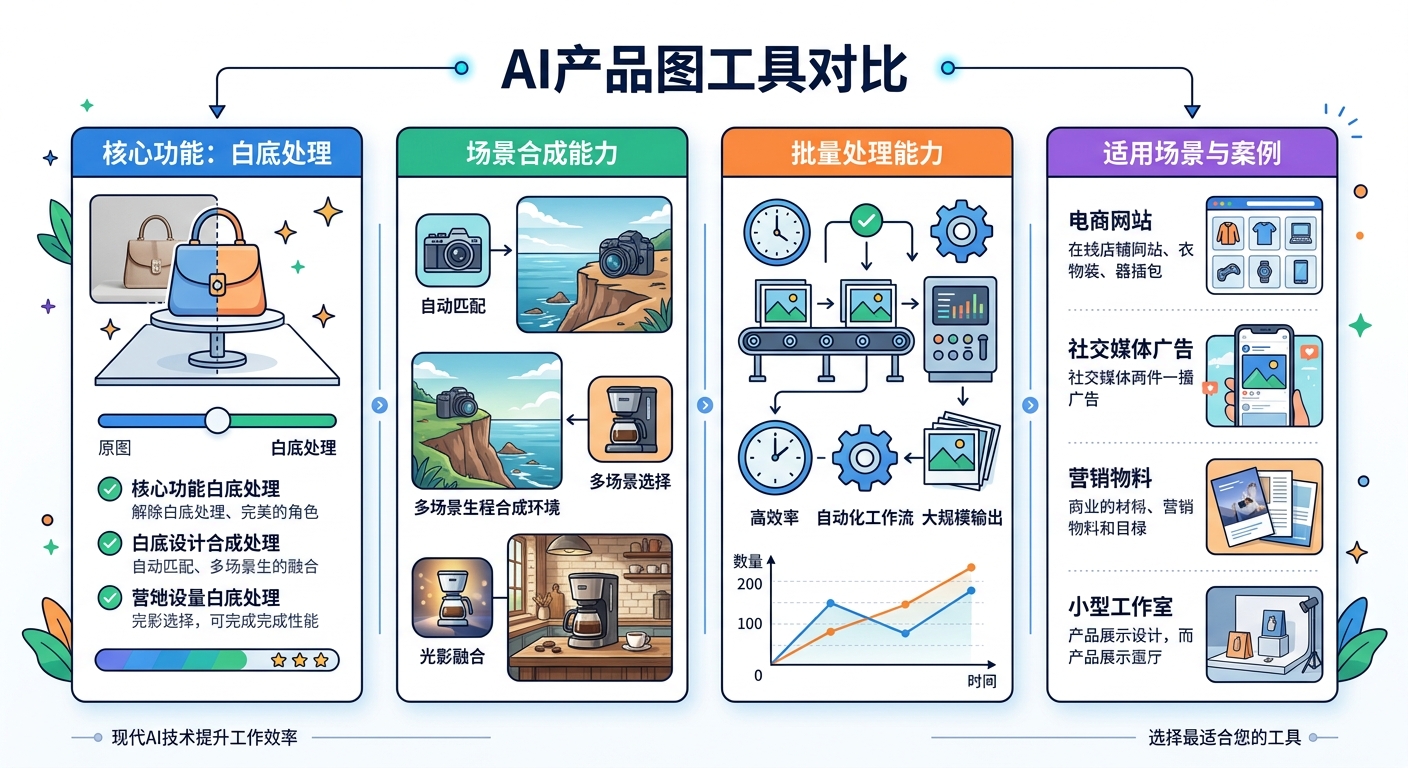 AI产品图生成工具推荐：跨境卖家2025年选择指南