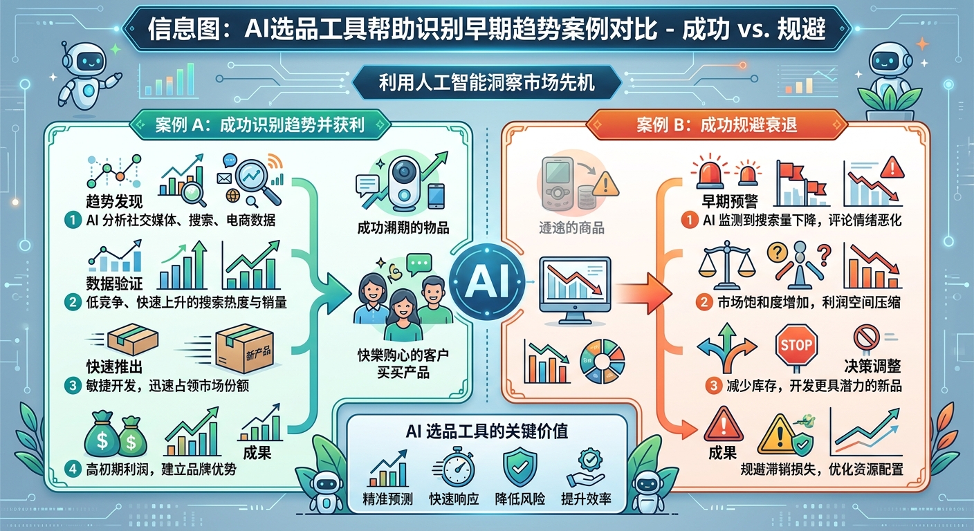 AI选品帮跨境卖家找到爆款：真实案例