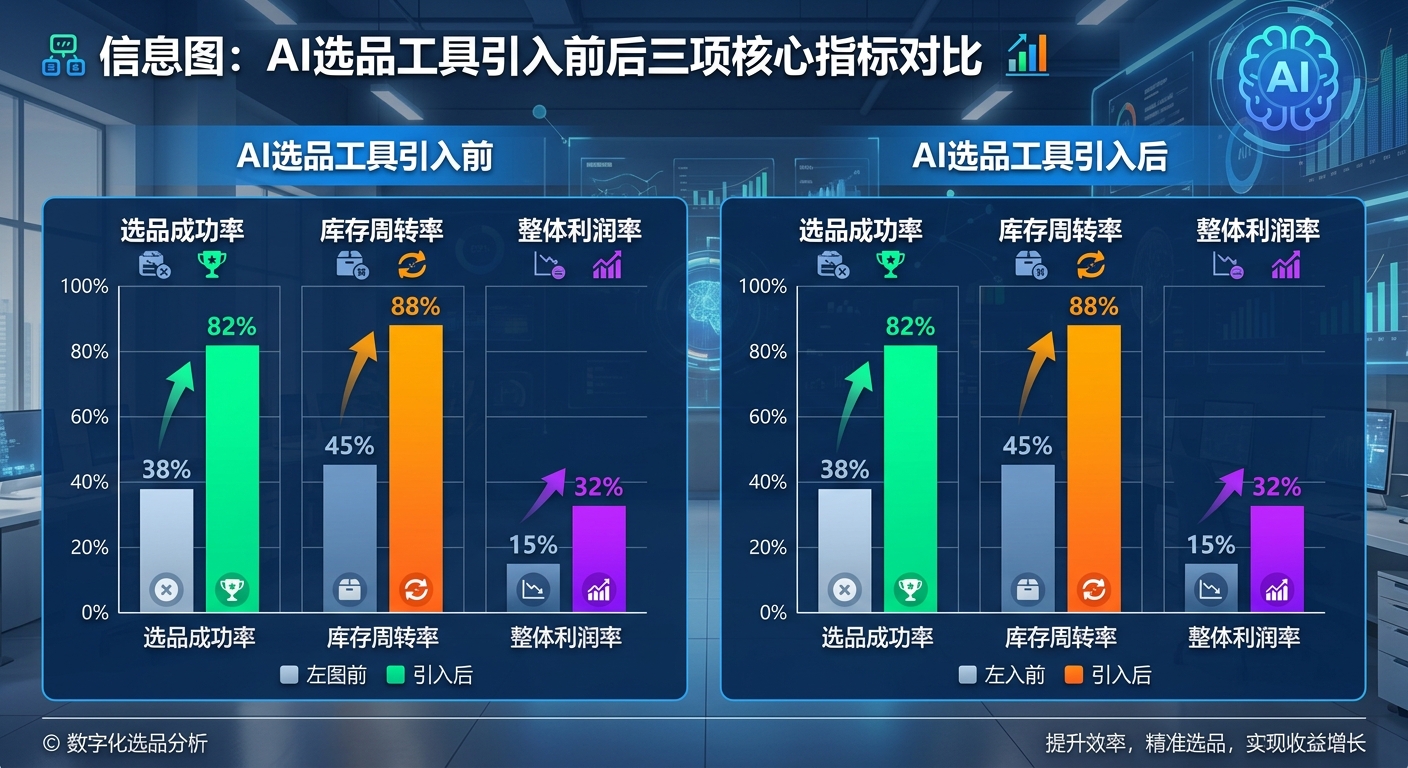AI选品工具效果测评：关键数据对比