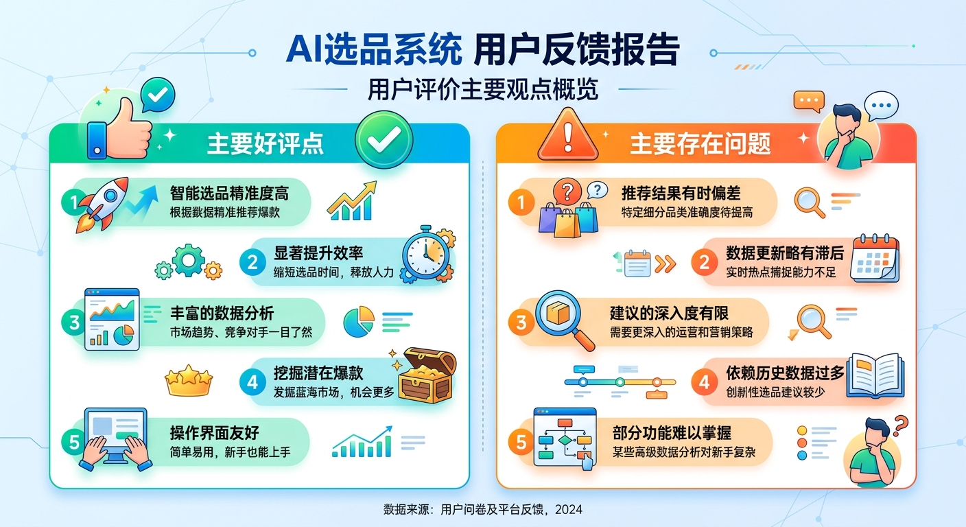 AI选品系统用户真实评价：跨境卖家怎么说