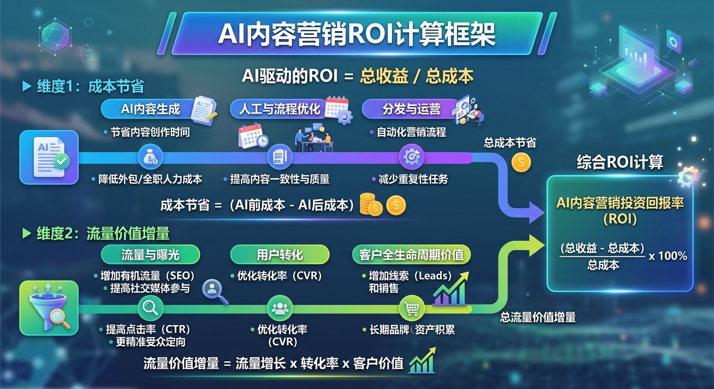 AI内容营销系统ROI怎么算？跨境卖家的成本效益分析