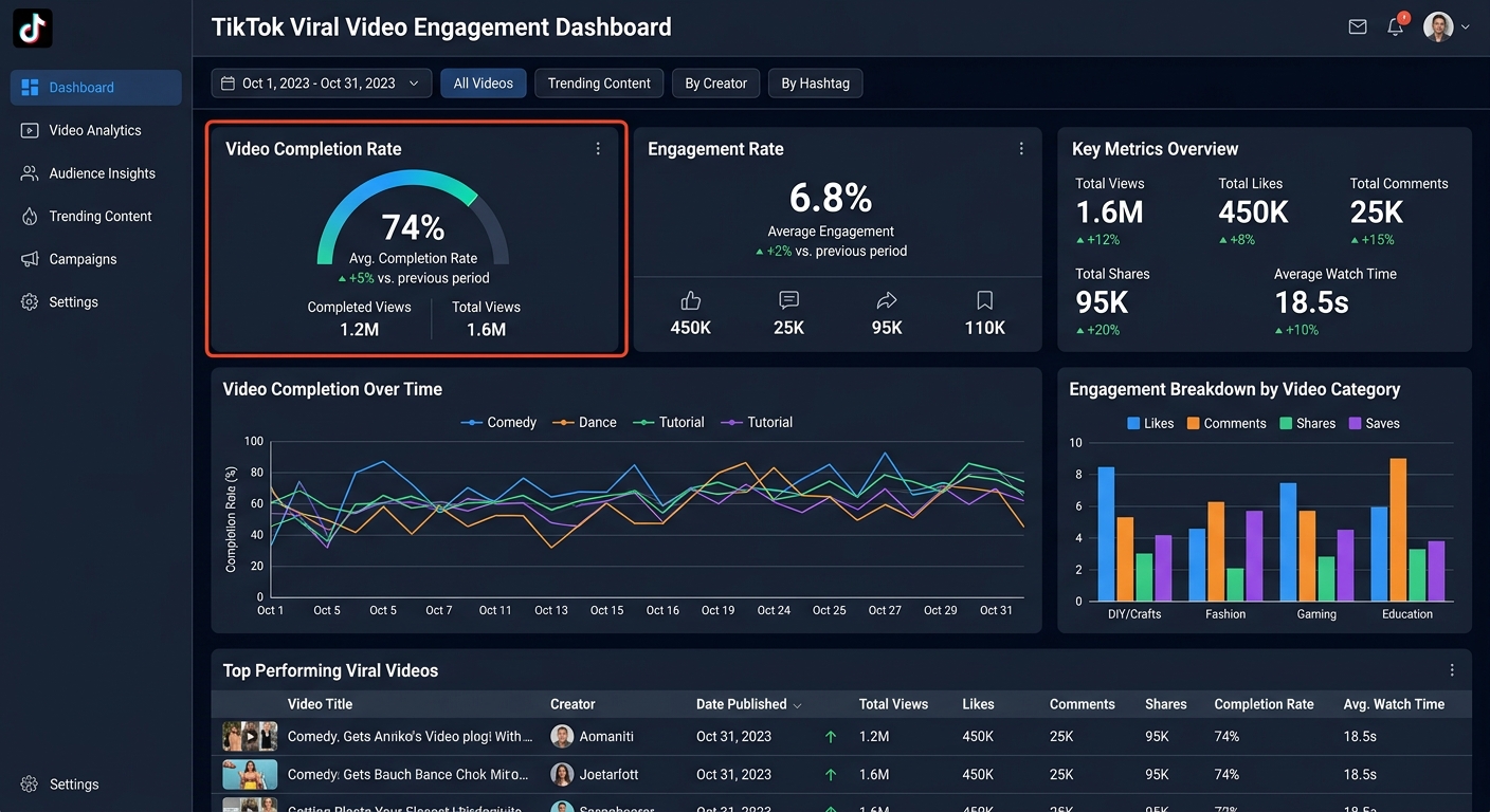 1000条爆款视频数据告诉你：TikTok流量密码藏在这几个指标里