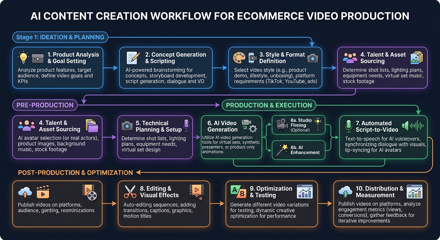 AI内容生产系统工作流程