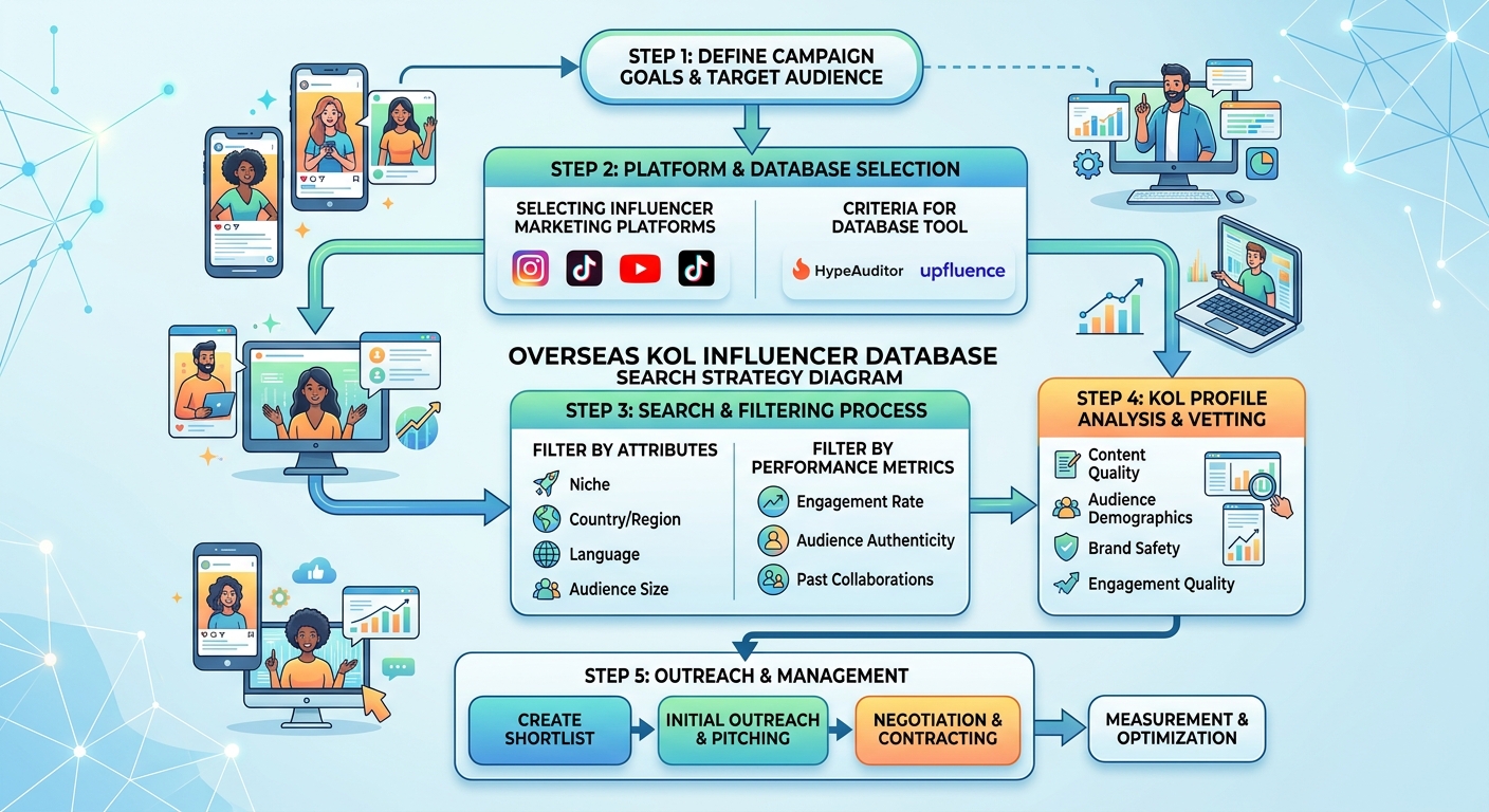 海外KOL在哪里找？建立达人数据库的完整教程