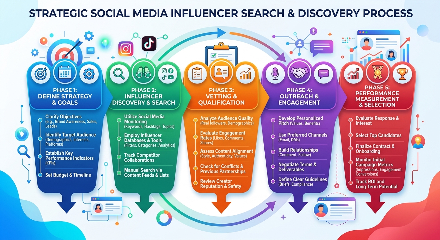 达人合作筛选与管理流程