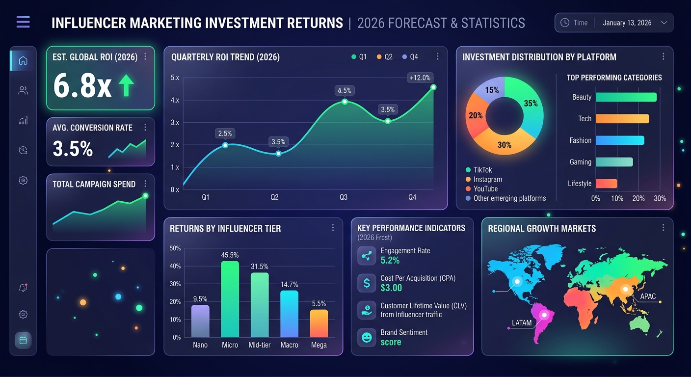 达人营销季节性ROI数据