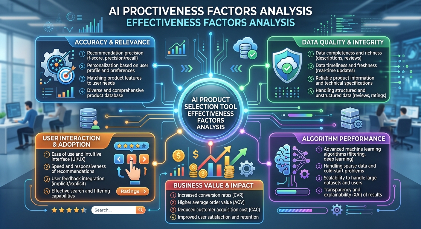 AI选品工具使用效果影响因素分析