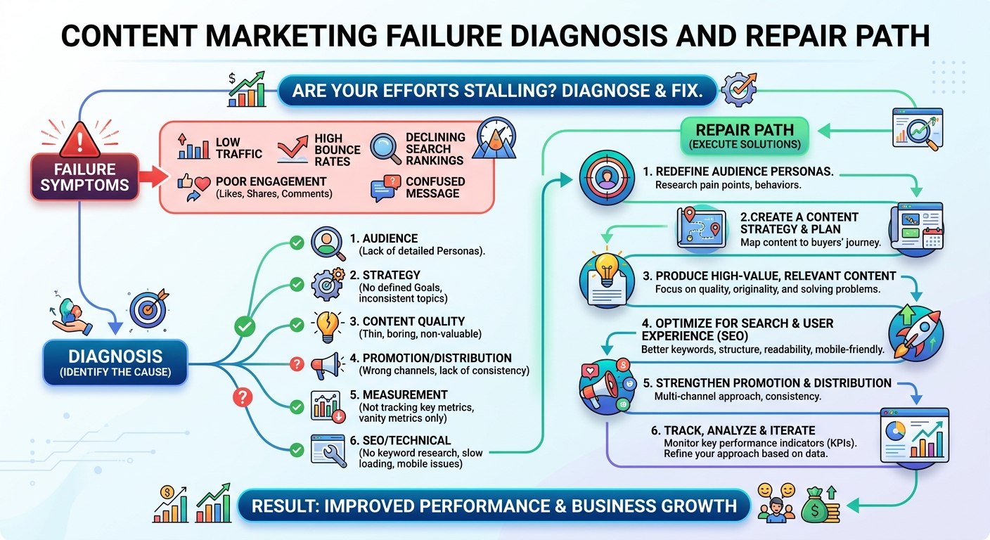 内容营销诊断和修复路径