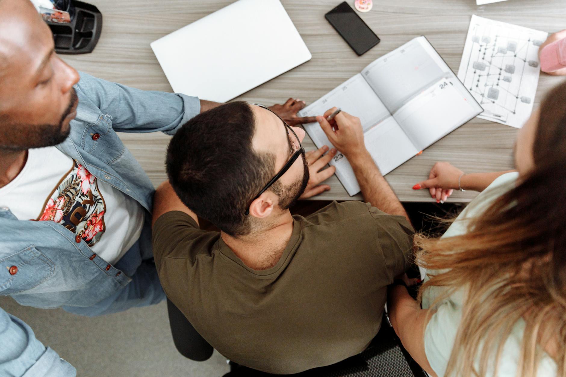 红黄绿三线库存管理与每周动作计划示意图